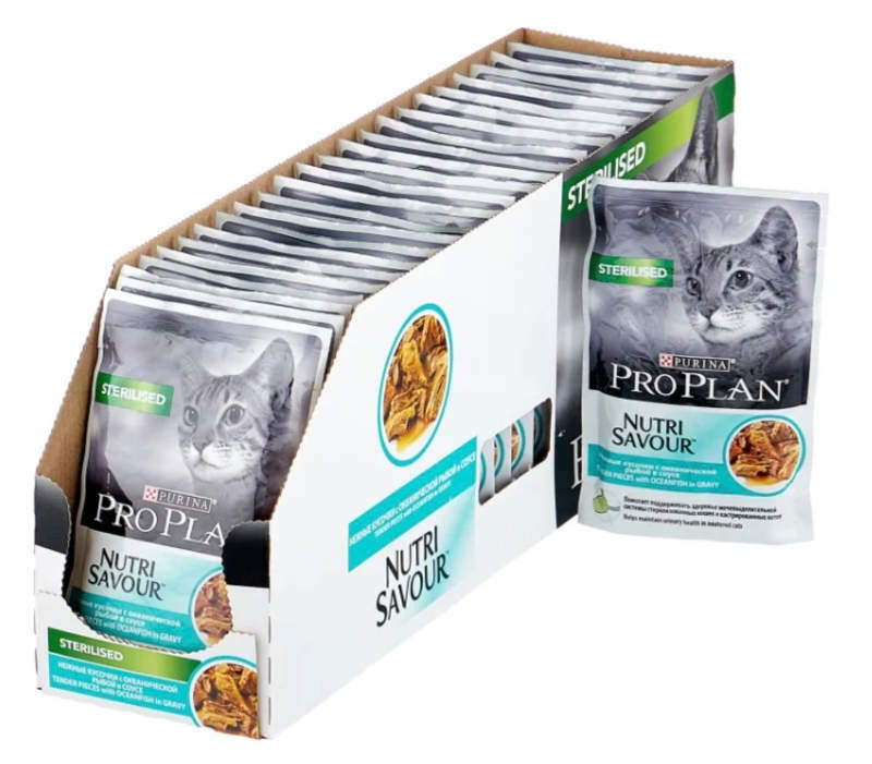 Pro Plan Nutrisavour Sterilised Купить