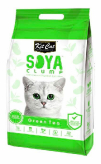 SoyaClump Soybean Litter Green Tea Кит Кэт соевый биоразлагаемый комкующийся наполнитель Зеленый чай купить в Москве