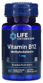 Vitam B12 Methylcobalamin, витамин B12, метилкобаламин, 1 мг, 60 вегетарианских пастилок купить в Москве