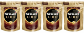 Кофе растворимый Nescafe Gold c добавлением молотого 500 г м/у 4 штуки купить в Москве
