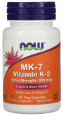 MK-7 Vitamin K-2 300 мкг 60 капсул купить в Москве