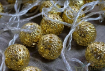 Гирлянда Марокканские шары 4 метра золотые, 40LED