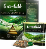 Greenfield Classic Genmaicha с воздушным рисом 20 пир. купить в Москве