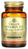 Vegan Vitamin D3 / 150 mg / 6000 iu 100 капсул купить в Москве