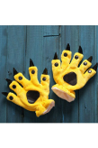 Перчатки для кигуруми Ярко-желтые купить в Москве