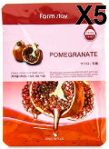 НАБОР Visible Difference Mask Sheet Pomegranate 23 мл х 5 шт купить в Москве