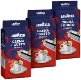 НАБОР Lavazza Crema e Gusto 250 г х 3 шт молотый купить в Москве