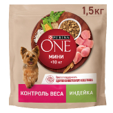 Сухой корм для взрослых собак мелких и карликовых пород индейка и рис купить в Москве