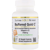 California Gold Nutrition Buffered Gold C, 750 mg, 60 капсул купить в Москве