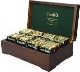 Чай Гринфилд подарочный набор в деревянной шкатулке купить в Москве