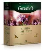 Spring Melody черный чай Гринфилд в пакетиках, с чабрецом купить в Москве