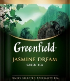 Jasmine Dream зеленый ароматизированный чай Гринфилд в пакетиках, с жасмином купить в Москве
