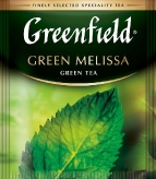 Green Melissa зеленый чай Гринфилд в пакетиках, с мелиссой, мятой и лимоном купить в Москве