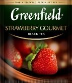 Strawberry Gourmet черный чай Гринфилд в пакетиках, с шоколадом и клубникой купить в Москве