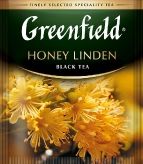 Honey Linden черный чай Гринфилд с липой и медом в пакетиках купить в Москве