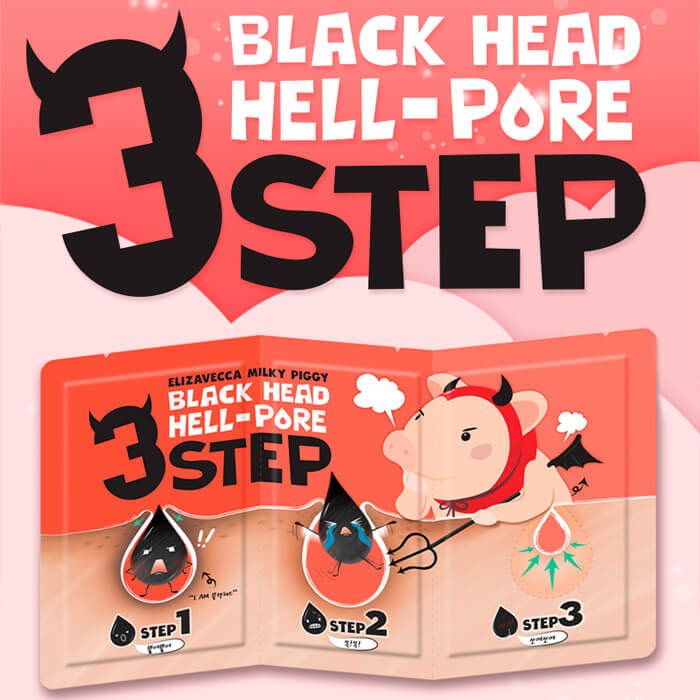 Elizavecca Black Head Solution 3 Step Nose Strip 190 6
