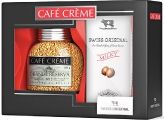 Bourbon Cafe Creme Подарочный набор кофе Grande Reserva + шоколад Swiss Original молочный с фундуком купить в Москве