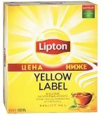 Yellow Label Чай Липтон черный в пакетиках купить в Москве