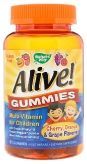 Alive! Gummies Multi-Vitamin Вишня, виноград и апельсин купить в Москве